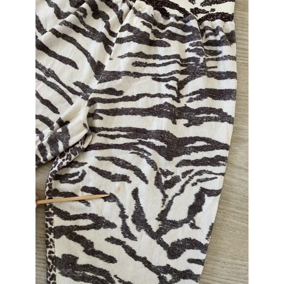 Stella McCartney Leopard Animal Print 100% Wool Pants 36 Designer Luxury Cozy - Picture 3 of 11
